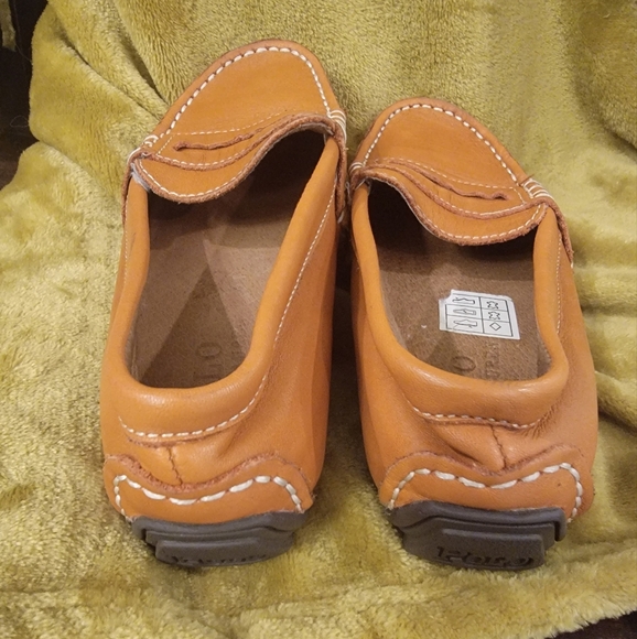 Polo Ralph Lauren Telly Leather Boat Driver Slip on Shoes - Picture 4 of 7